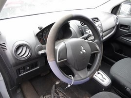 2017 MITSUBISHI MIRAGE ES HATCHBACK SILVER 1.2 AT 213993